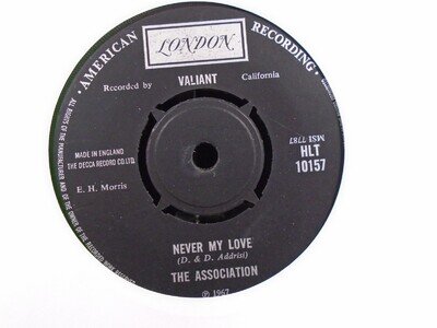 THE ASSOCIATION " NEVER MY LOVE " UK LONDON EX+ COND.