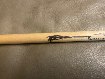 James Brown Signed Autograph drumstick + jabo starks ? Hollywood bowl 2006