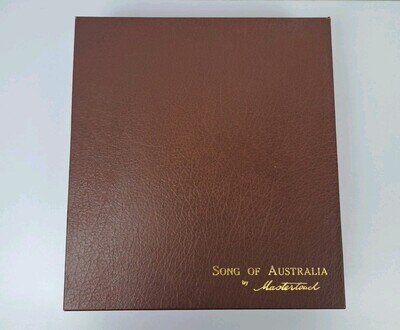 RARE/ VINTAGE - 4 Piano Roll Song of Australia Bicentenary 1988 Commemorative