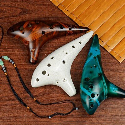 12-hole ceramic ocarina – an instrument suitable for beginners to professionals