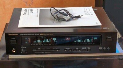 Technics SH-E85 Stereo Sound Processor / Graphic Equaliser +Manual N965