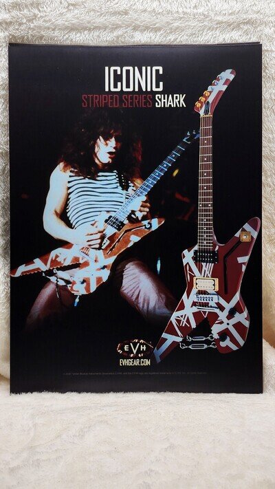Eddie Van Halen *Shark* Promo Poster + Bonus Poster
