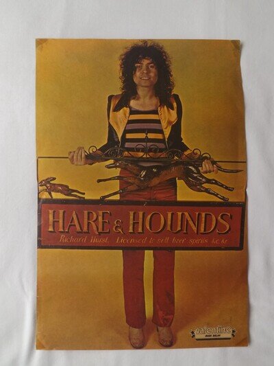 MARC BOLAN T.REX POSTER SIZE 11inch X 17inch 1970's