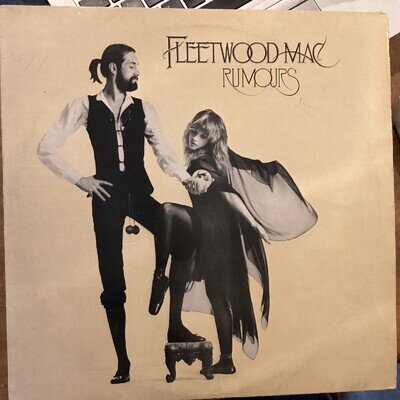 FLEETWOOD MAC RUMOURS 1977 Vinyl LP Record A2/B2 & Lyric Sheet