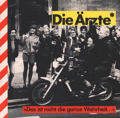 Die Ärzte* - Das Ist Nicht Die Ganze Wahrheit... GER LP 1988 (VG) .