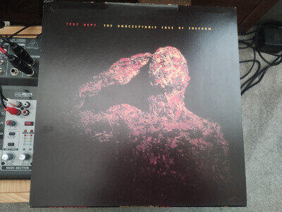 Test Dept - The Unacceptable Face Of Freedom UK 1986 1st Press LP Crucifix Cover