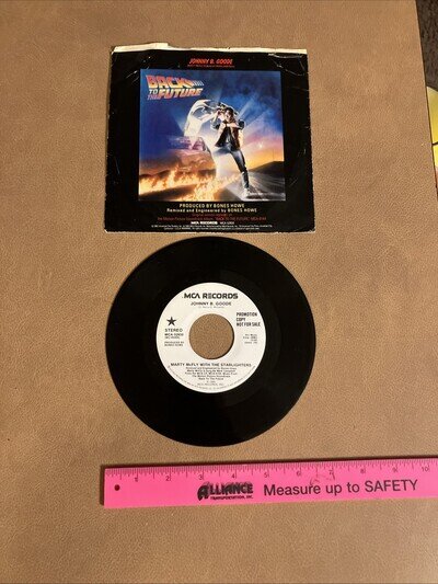 JOHNNY B. GOODE” Back To The Future Single 7’ Vinyl MARTY McFLY, STARLIGHTERS
