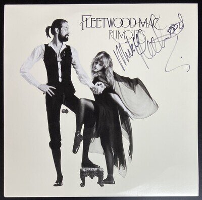 FLEETWOOD MAC Rumours Autographed Signed LP By MICK FLEETWOOD