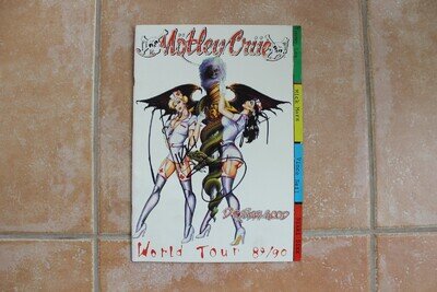Nikki Sixx Autographed Signed Motley Crue Dr. Feelgood '89 Tour Program The Dirt