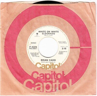 Brian Cadd - White On White Eldorado, 7", (Vinyl)