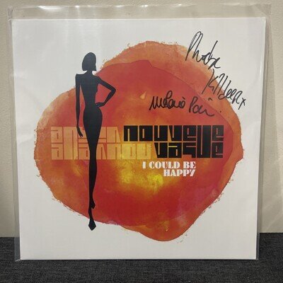 NOUVELLE VAGUE - I COULD BE HAPPY LIMITED ORANGE VINYL NEW SIGNED