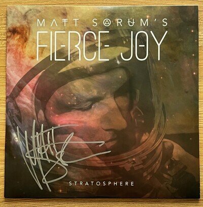 Guns N’ Roses Matt Sorum's Fierce Joy ‎– Stratosphere Autographed 2-LP