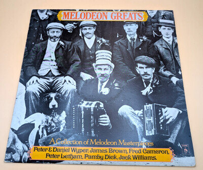 Melodeon Greats LP Topic 12T376 UK Mono 1978 Folk Archive Wyper Hannah Leatham