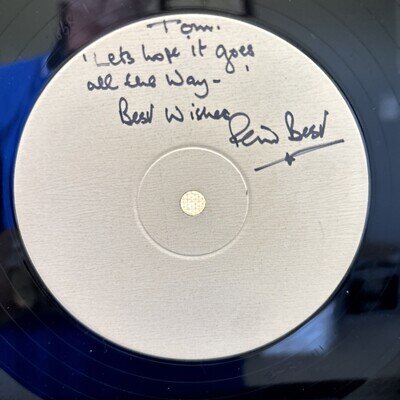 1982 VERY RARE BEATLES TEST PRESSING LIKE DREAMERS DO SIGNED BY PETE BEST