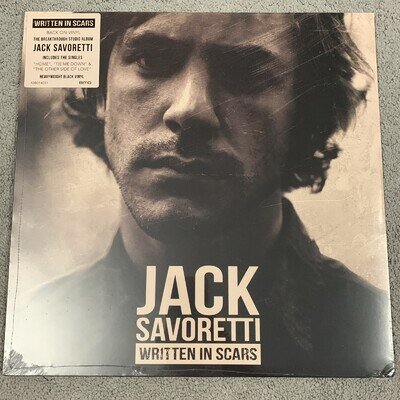 Written in Scars by Jack Savoretti (Record, 2015) New Sealed Slight Sleeve Wear
