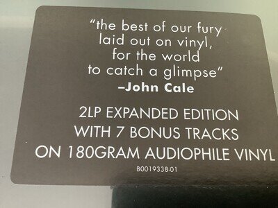 Velvet Underground White Light White Heat Vinyl 2 LP Expanded Edition New Sealed