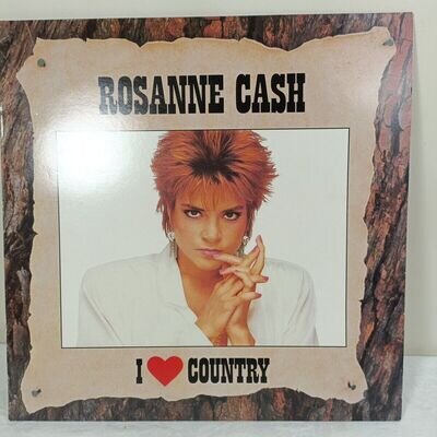 Rosanne Cash I Love Country 1987 Compilation CBS 451004 Vinyl LP Album Near Mint