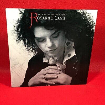 ROSANNE CASH Retrospective 1979-1989 vinyl LP + INNER Seven Year Ache best of