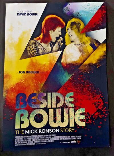 'Beside Bowie The Mick Ronson Story' Original A3 Colour Poster
