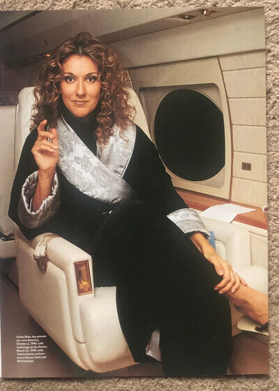 CELINE DION - 1998 Full page UK magazine poster