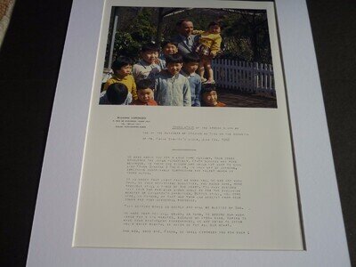 14x11 a4 Official Reproduction Frank sinatra poster 1962 speech paris suzanne