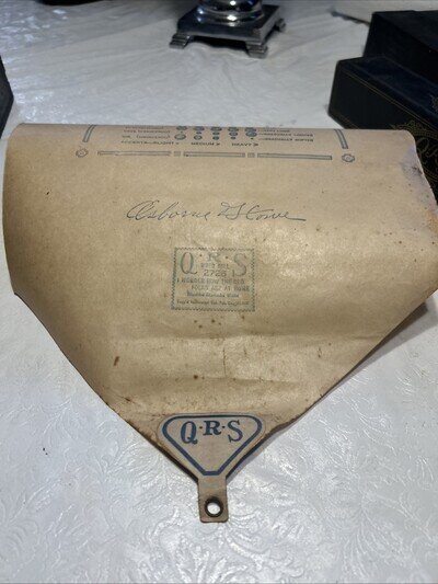 QRS Player Piano Roll 2726 Wonder How The Old Folks Are At Home Bluebird Marimba