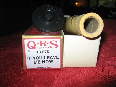 If You Leave Me Now (Chicago) QRS Player Piano Roll #10-575: Hear it Play!