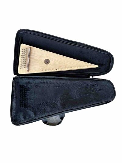 TK O’Brien’s Wedge Birch Lap Harp With Carrying Case And tools