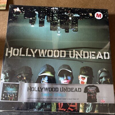 Hollywood Undead Swan Songs Vinyl and T Shirt Set! NEW! SEALED! SIZE MEDIUM!