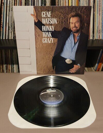 GENE WATSON Honky Tonk Crazy Vinyl L.P *1987 USA Import* FE 40644 - EX+/EX+