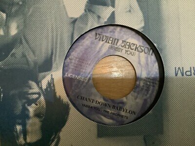 Yabby You , Chant Down Babylon , Chant Dub Mix , 7” Vivian