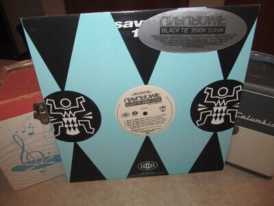 DAVID BOWIE - BLACK TIE WHITE NOISE 12" OG '93 SAVAGE WLP PROMO NILE RODGERS NM!