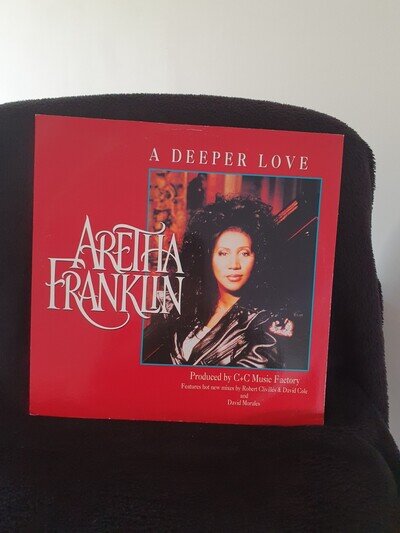 12 IN ARETHA FRANKLIN / A DEEPER LOVE (FREE POSTAGE)