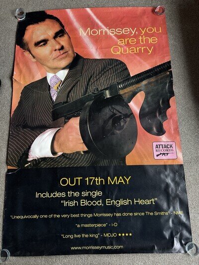 Morrissey You Are The Quarry Promotional Poster 2004