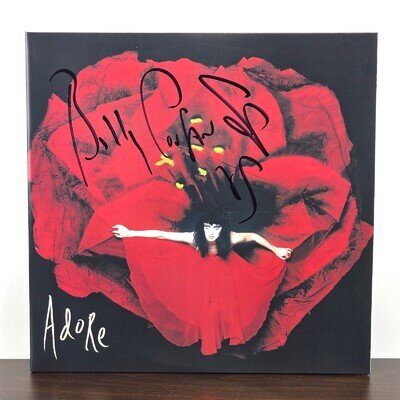 The Smashing Pumpkins BILLY CORGAN Adore LE 2000 2LP SIGNED Gray Marble Vinyl