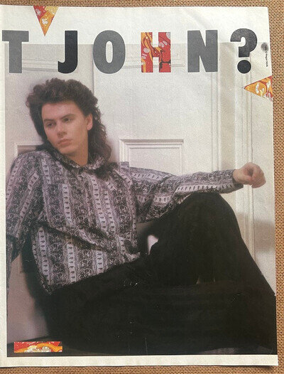 JOHN TAYLOR - 1986 full page UK magazine poster DURAN DURAN