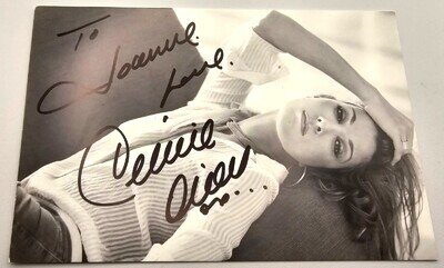 CELINE DION Pop Artist AUTOGRAPHED 4x6 Fan Card 2003 Personalized