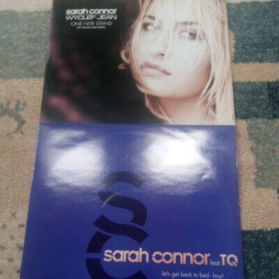 Sarah Connor 2x12" Vinyl Promo mini Collection get back to bed one nite stand