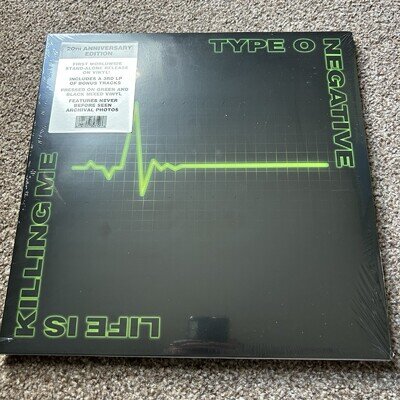Type O Negative - Life Is Killing Me - 20th Anniversary 3 X Coloured Vinyl 2024