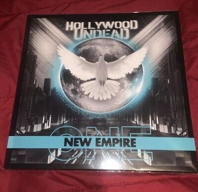 New Empire 1 by Hollywood Undead Black & White Marble Record European press