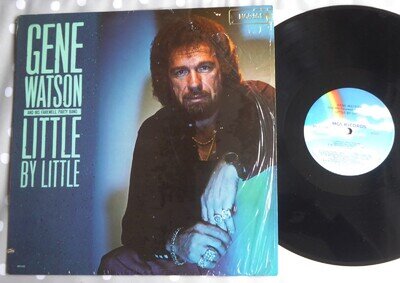 GENE WATSON & HIS FAREWELL PARTY BAND LITTLE BY LITTLE 1984 USA LP NEAR MINT