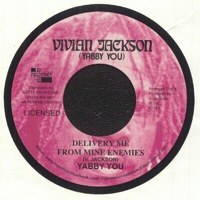 YABBY YOU - Delivery Me From My Enemies - Vinyl (7")