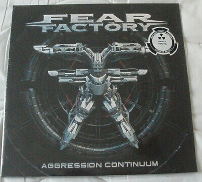 FEAR FACTORY - Aggression Continuum 2 x 12" Album LTD ED 600 Grey Vinyl * NEW *
