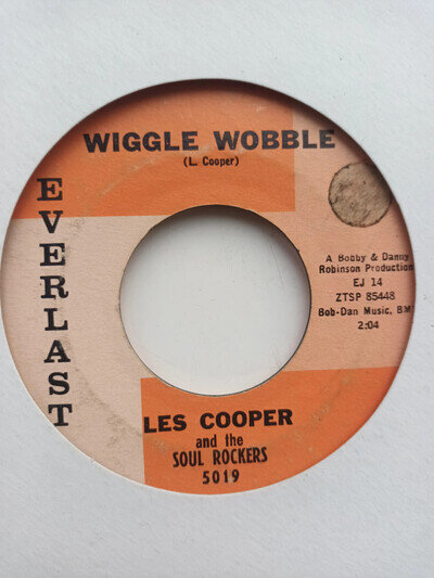 Les Cooper and the Soul Rockers - Wiggle Wobble 1962 7inch single