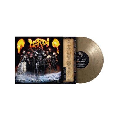 LORDI - The Arockalypse 2025 Dutch 180 Gram Black & Gold Marbled Vinyl LP New