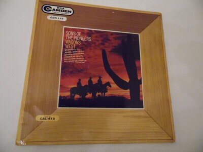 SONS OF THE PIONEERS ,WAGONS WEST .12" VINYL LP RECORD .1958.CDN-113.1B/1B