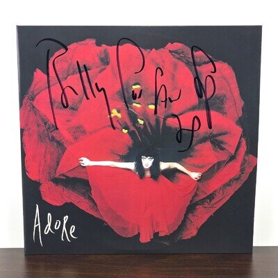 The Smashing Pumpkins BILLY CORGAN Adore LE 2000 2LP SIGNED Gray Marble Vinyl