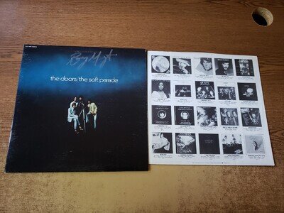 RAY MANZAREK AUTOGRAPHED 1970s EXCELLENT The Doors – The Soft Parade LP33