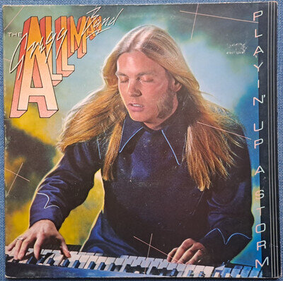 GREGG ALLMAN BAND - PLAYIN' UP A STORM - 12" VINYL LP ALBUM RECORD GATEFOLD - EX
