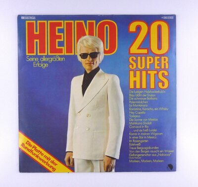 12" LP - Heino - 20 Super Hits - His Greatest Successes - KK456